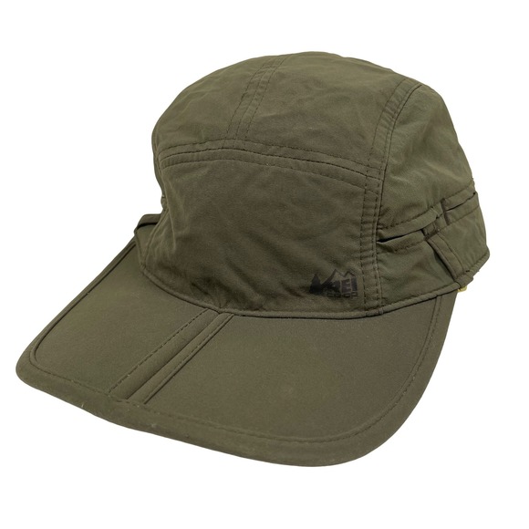 Rei Co-Op Other - REI Co-op Screeline Hat Cap Olive Green Hiking Foldable Moisture-Wicking 5 Panel